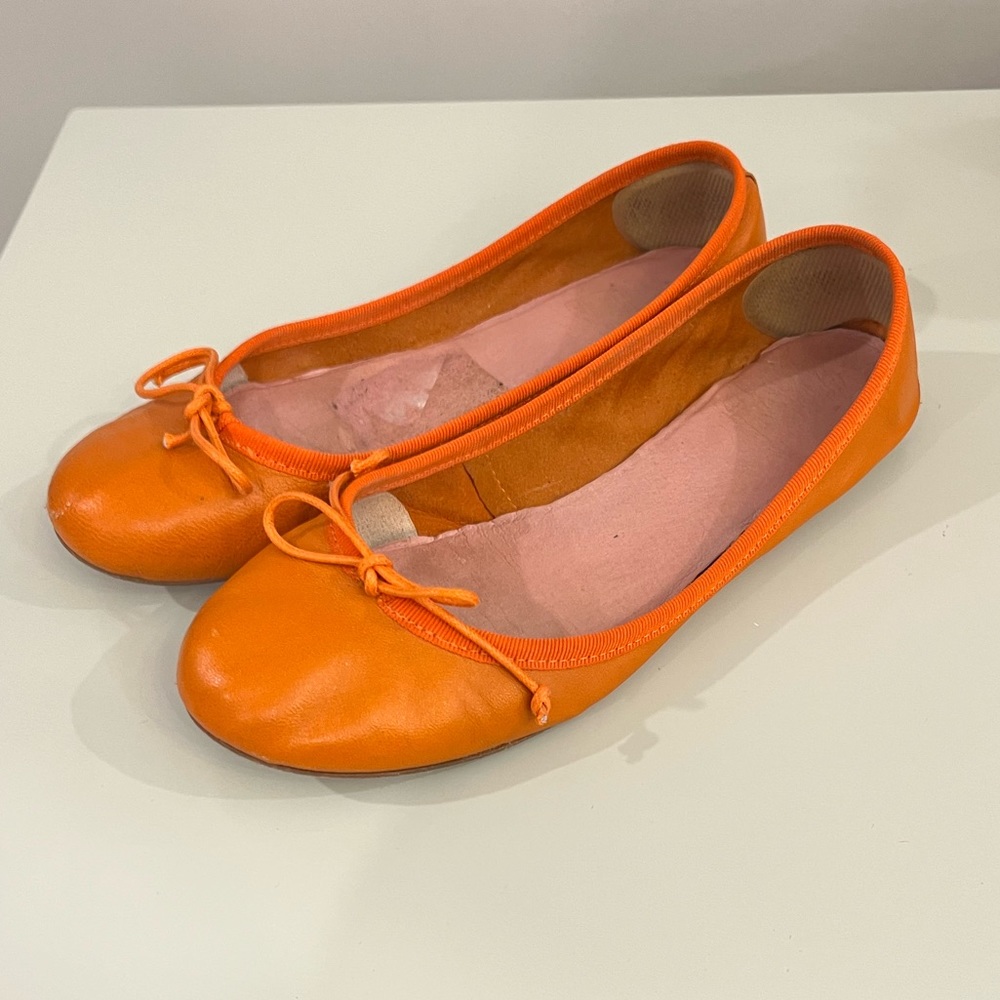 Italian leather ballet flats